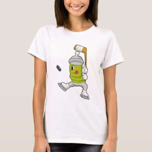 T-shirt Pulvérisateur de glace Hockey sur glace bâton de h