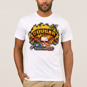 T-shirt Puma de Mercury - crâne de bannière de burn-out