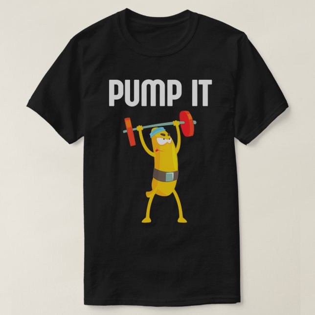 T-shirt Pump It Banana (Design devant)