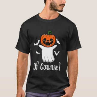 T-shirt Pumpkin Ghost Of Counsel Halloween Of Counsel Lawy