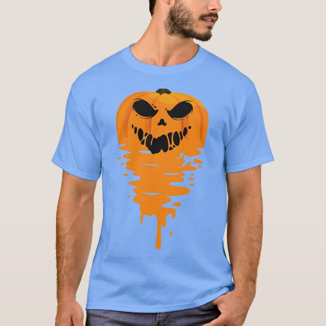 T-shirt Pumpkin Meltdown funny for halloween by el mehdi (Devant)