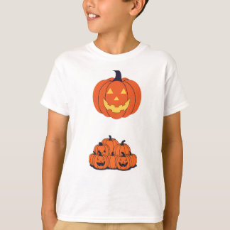 T-shirt Pumpkin smiling spooky