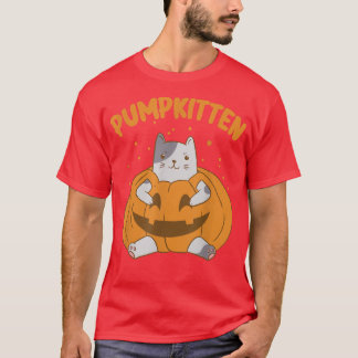 T-shirt pumpkitten Halloween 2022 groupe drôle Citrouille