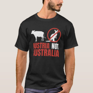 T-shirt Pun Autriche pas Australie