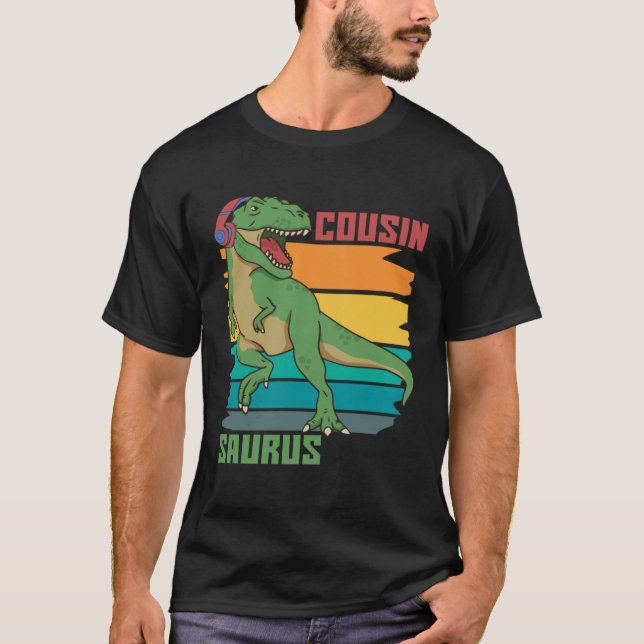 T-shirt Pun Cousinsaurus (Devant)