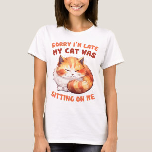 T-shirt Pun de chat à gingembre Hilarié