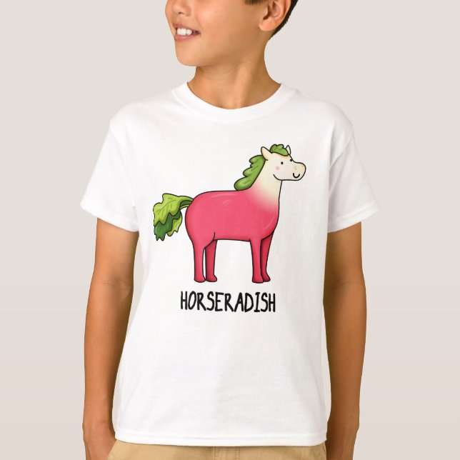 T-shirt Pun de cheval drôle (Devant)