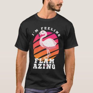 T-shirt Pun de flamant drôle flamazing