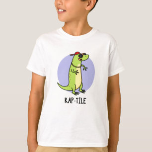 T-shirt Pun de lizard en tissu de rap drôle