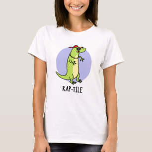 T-shirt Pun de lizard en tissu de rap drôle