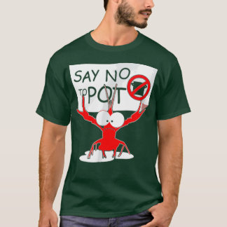 T-shirt Pun De Poisson-Crawfish Dites Non À Pot Lobster