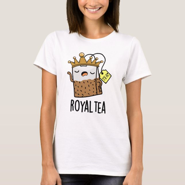 T-shirt Pun de thé amusant Royal tea (Devant)