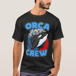 T-shirt Pun Orca Whale Graphic Orca Crew