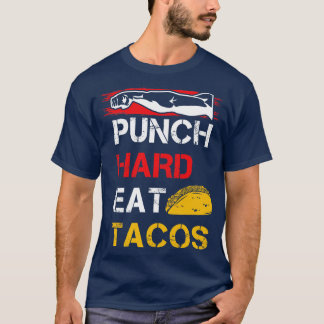 T-shirt Punch Dur Manger Tacos