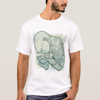 T-shirt punk mariné