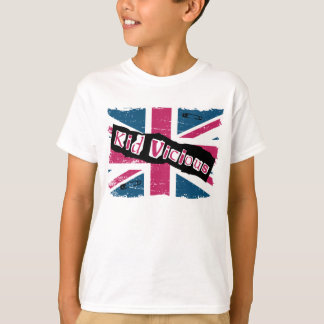 T-shirt punk méchant d'enfant