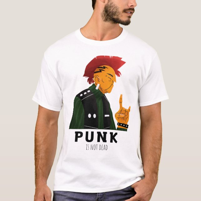 T-shirt Punk n'est pas mort (Devant)