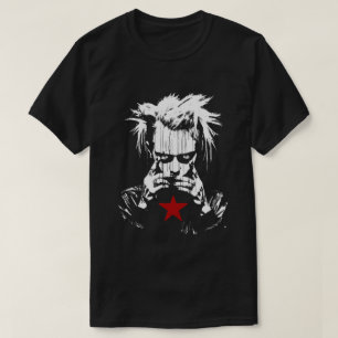 T-shirt Punk Rock Girl Street Art Graffiti Y2K Esthétique