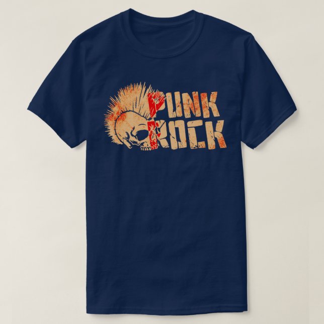 T-shirt Punk Rock Music13 (Design devant)