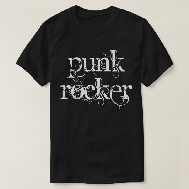 T-shirt punk rocker (Design devant)