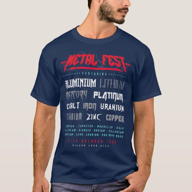 T-shirt Puns amusants pour la Fête du Métal (Devant)