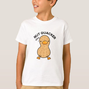 T-shirt Puns d'arachide amusants Quacker de noix