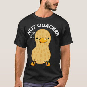 T-shirt Puns d'arachide amusants Quacker de noix
