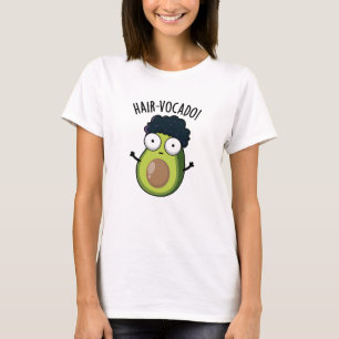 T-shirt Puns d'Avocado amusants en coiffure