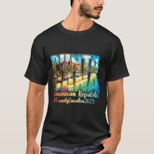 T-shirt Punta Cana Famille Vacances 2025 À La République D