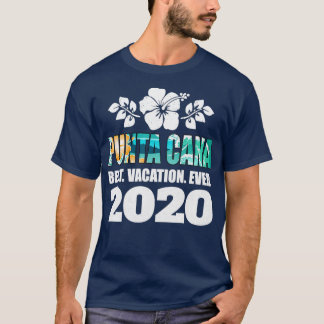T-shirt Punta Cana Meilleur Vacances Toujours 2020 Souveni