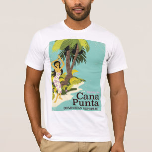 T-shirt Punta Cana République Dominicaine poster Voyage