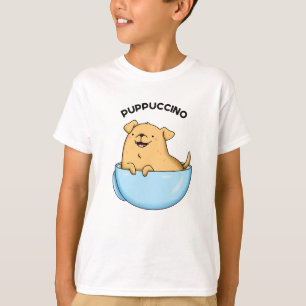 T-shirt Pup-puccino Funny Cappuccino Pun