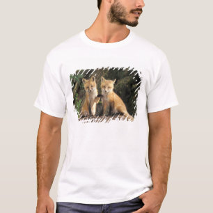 T-shirt Pup Red Fox devant den Vulpes vulpes)