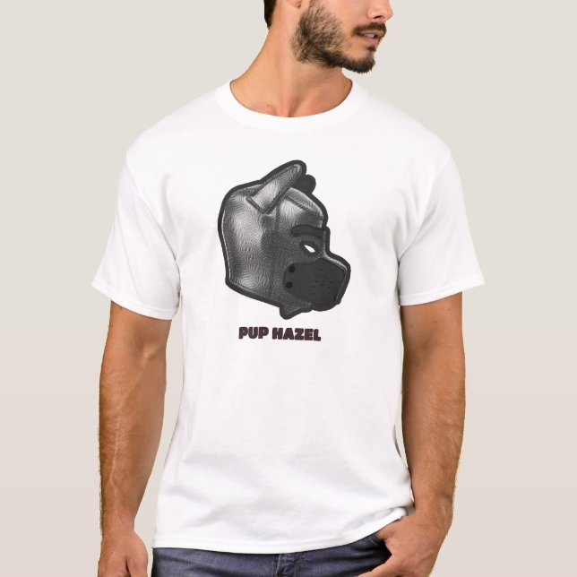 T-shirt Puppy hood black (Devant)