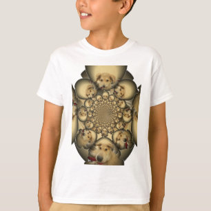 T-shirt Puppy Kaleidoscope Art Print