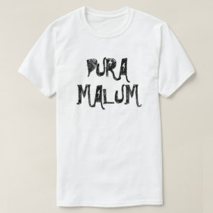 T-shirt Pura malum - le mal pur en latin