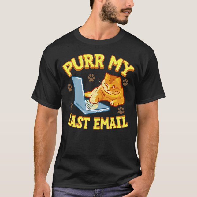 T-shirt Purer mon Dernier e-mail (Devant)