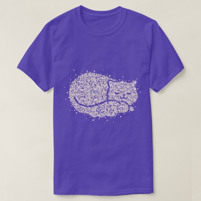 T-shirt Purge Cat Sleep Chemise Cat Coffret Chemise Cadeau (Design devant)