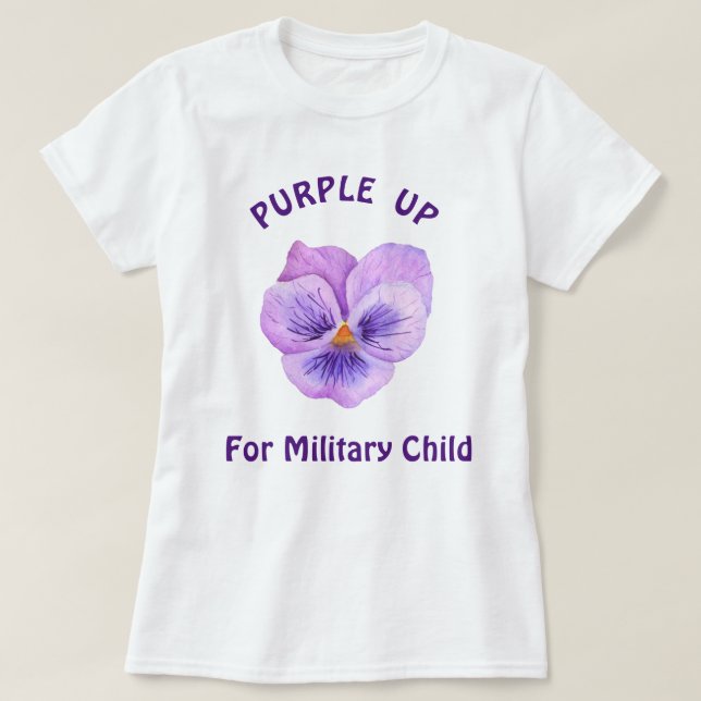 T-shirt Purge Pour Enfants Militaires Enfants Militaires (Design devant)