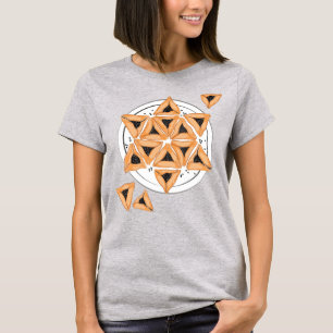 T-shirt Purim Hamantash Hamantaschen Étoile juive