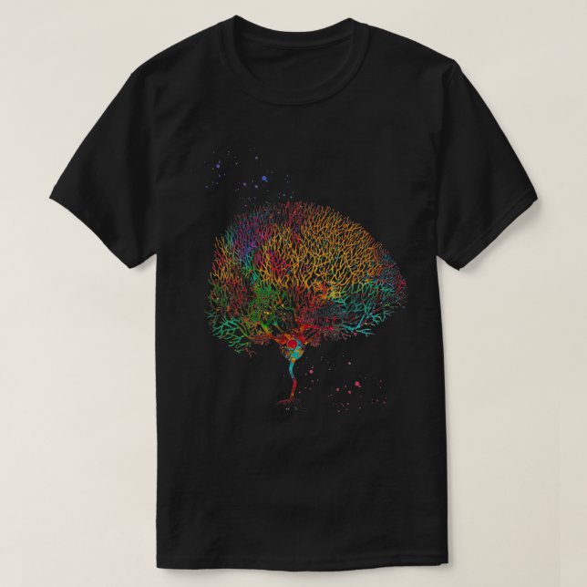 T-shirt Purkinje Neuron 3 (Design devant)