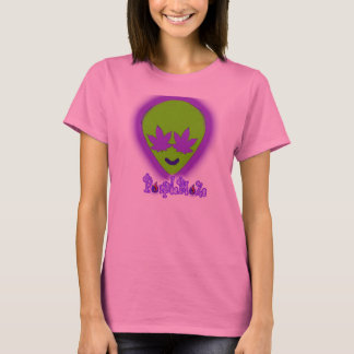 T-shirt Purple BlaZe tyedye chemise alien