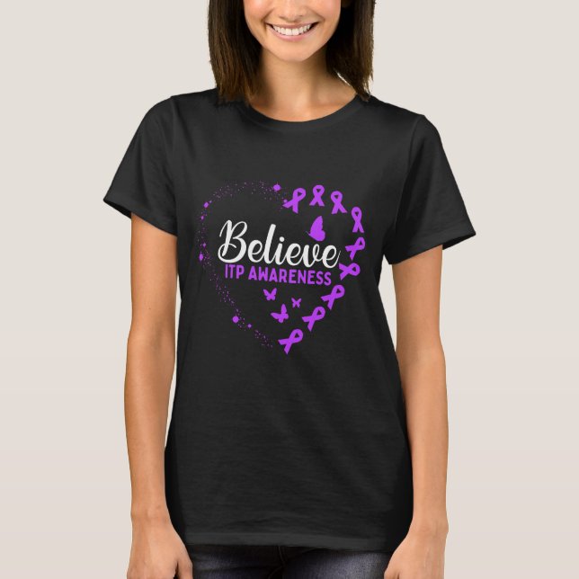 T-shirt Purple Butterfly (Devant)