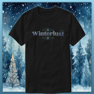 T-shirt Purple de l'hiver
