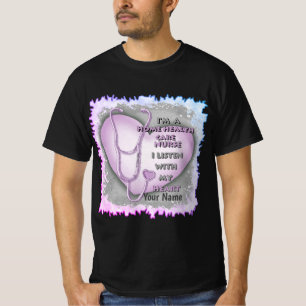 T-shirt Purple Heart Home Soins de santé infirmière