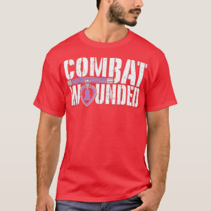 T-shirt Purple Heart Militaire    VétéranCombat Blessé Sol