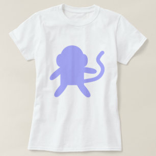T-shirt Purple Lavender Monkey Monkee Personnalisé