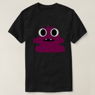 T-shirt Purple Mini Monster Tee Skullnskin Graphic Design
