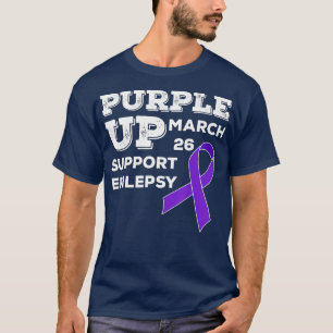 T-shirt Purple UP 26 mars Soutenez la journée de sensibili
