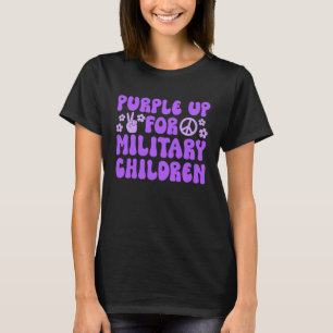 T-shirt Purple Up for Military Children